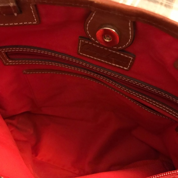 Large Brown Dooney & Bourke Bag - Picture 4 of 8